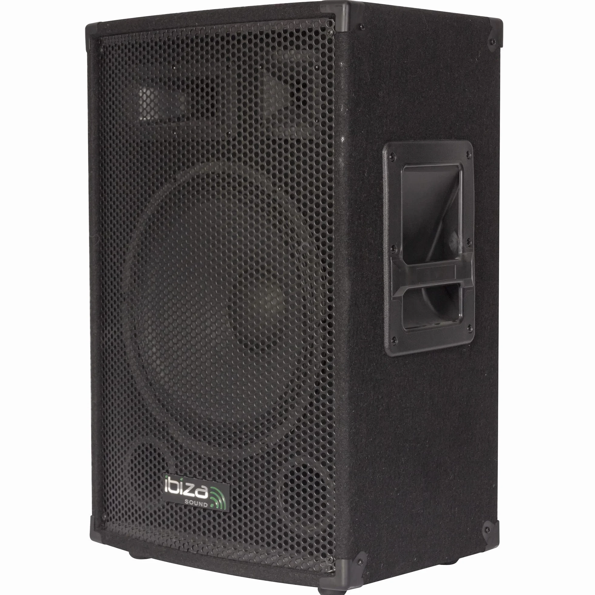 Ibiza - DISCO15B - 3-drożny pasywny głośnik trapezowy z przetwornikiem basowym 15"/38cm - 700W - Czarny