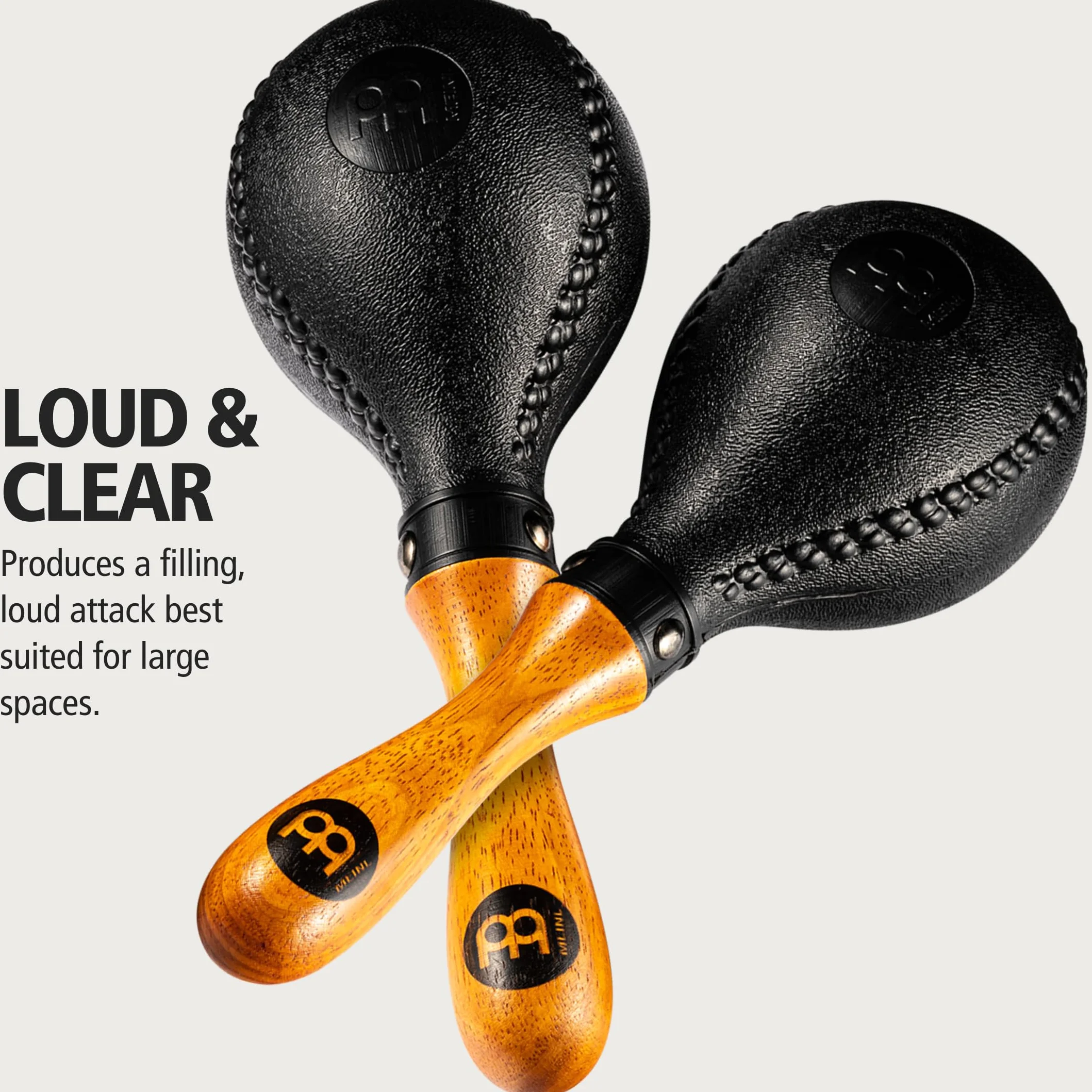 Meinl Maracas PM2BK, black - Shaker
