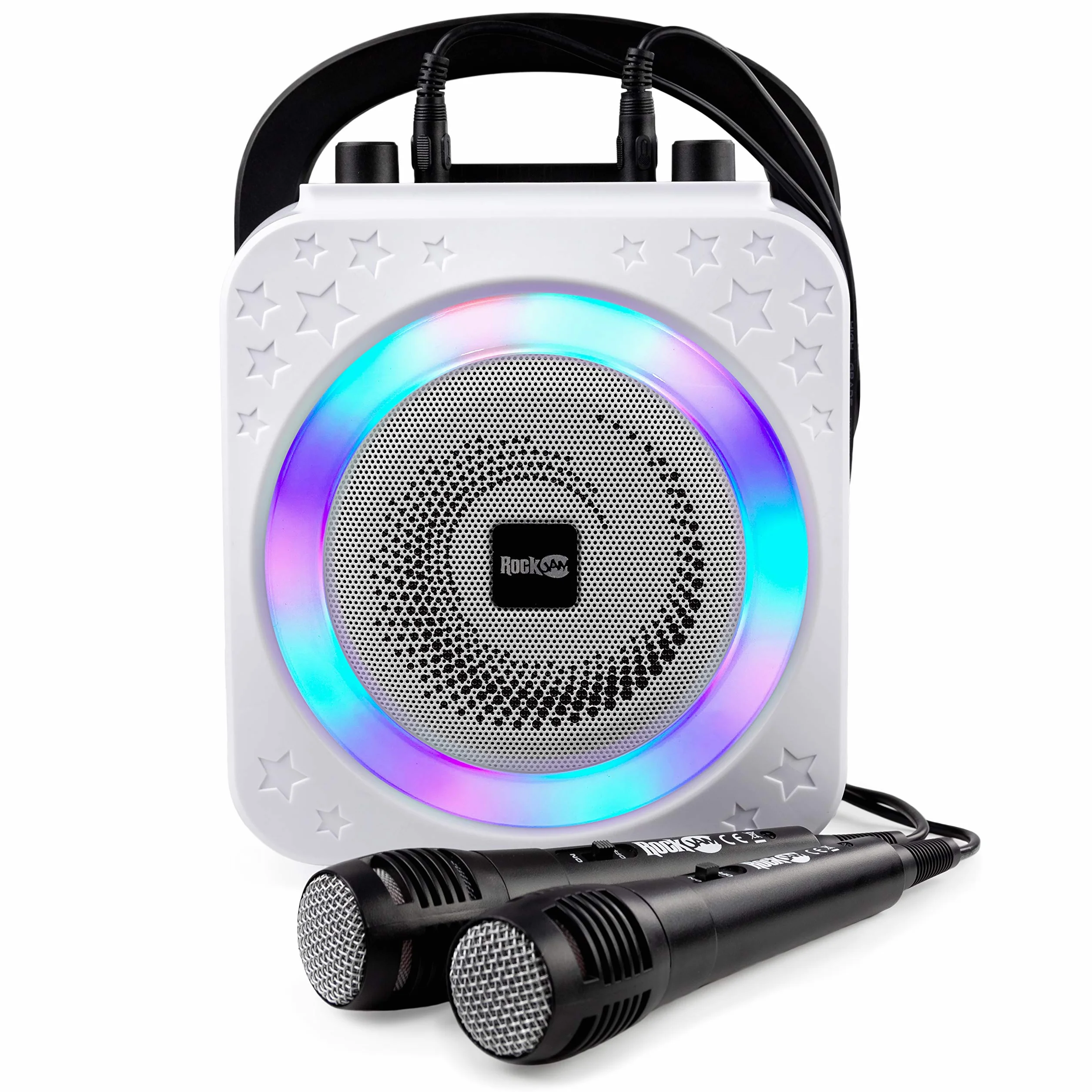 RockJam Bluetooth urządzenie do karaoke z dwoma mikrofonami
