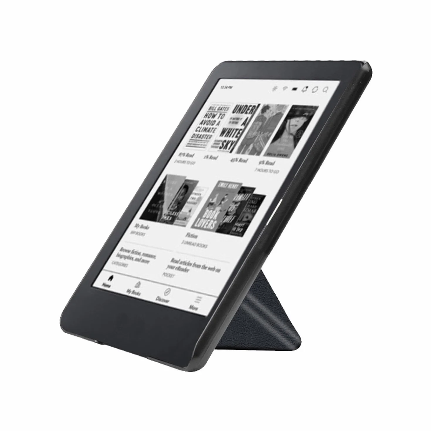 Odporne na wstrząsy etui do KOBO Clara Colour - Etui KOBO Clara BW 6" czytnik e-booków ze składanym stojakiem ochronnym (czarny)