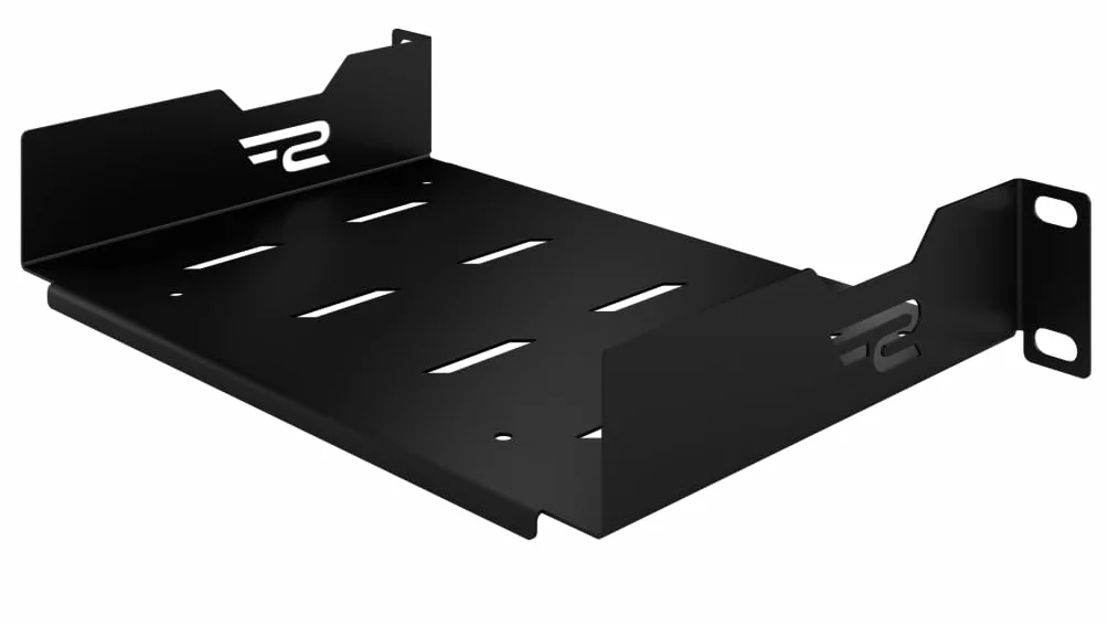 Półka Rack 10 cali 1U 150mm Metal Czarny Perforowana do Szaf Serwerowych i Sieciowych