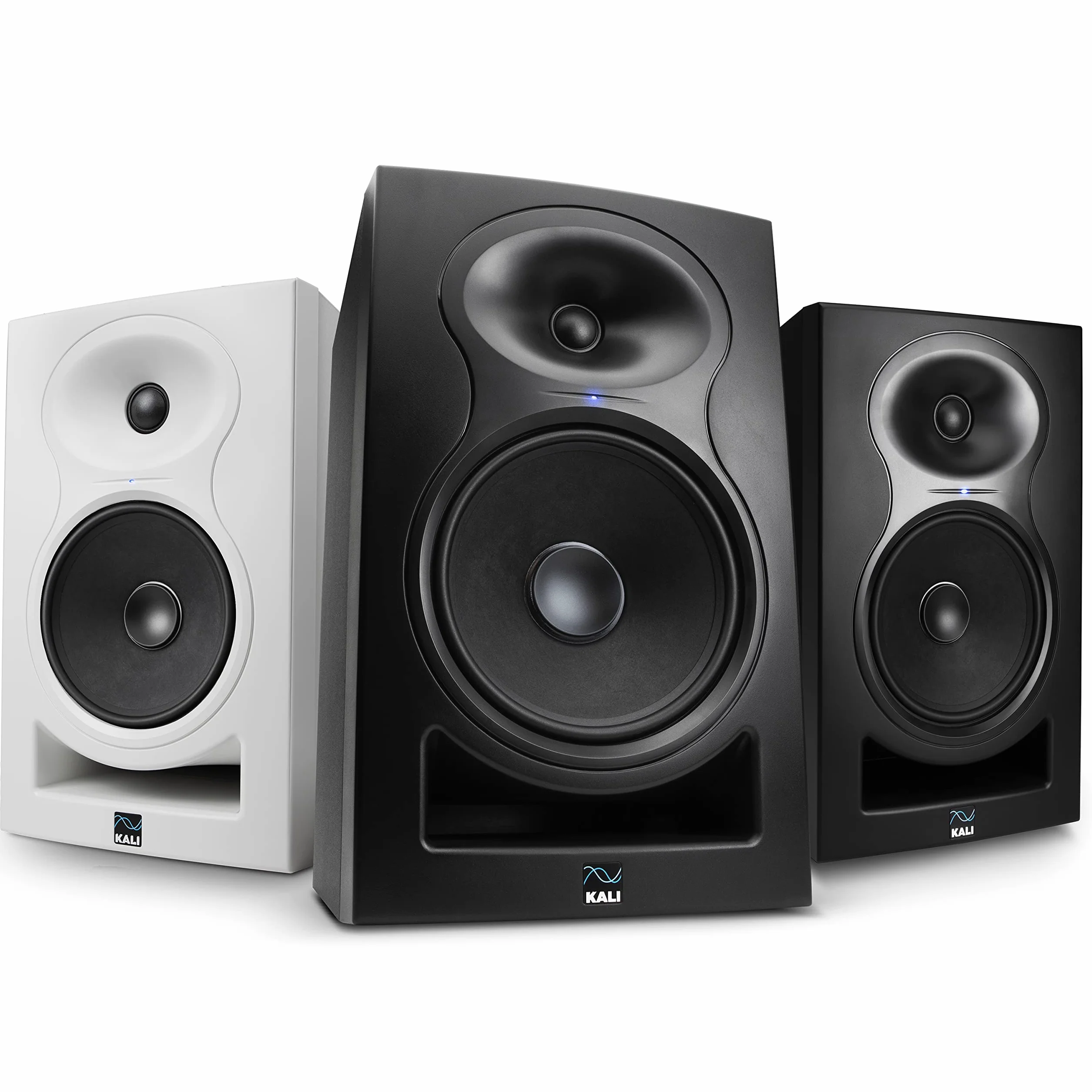 Kali Audio LP-6 2nd Wave, monitor studyjny (aktywny monitor bliskiego pola, głośnik z technologią falowodu, system basowy refleksyjny, praktycznie bez czystego hałasu), biały