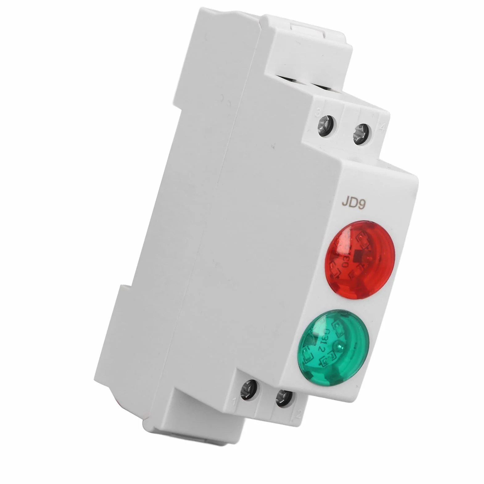 JD9 Czerwony i G Podwójny Wskaźnik LED na szynę 230 V Kontrolki na szynę DIN Służą do wskazań S, Pr S, Znaków Wypadku i Innych Wskaźników Telekomunikacyjnych, Elektrycznych i