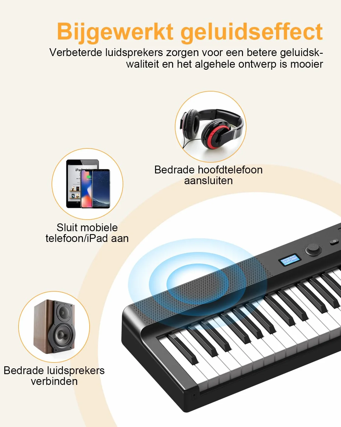 Ulepszona składana klawiatura fortepianowa z 88 klawiszami, półważona klawiatura w pełnym rozmiarze obsługuje MIDI, przenośna składana klawiatura piano, Bluetooth z pedałem Sustain i kieszenią