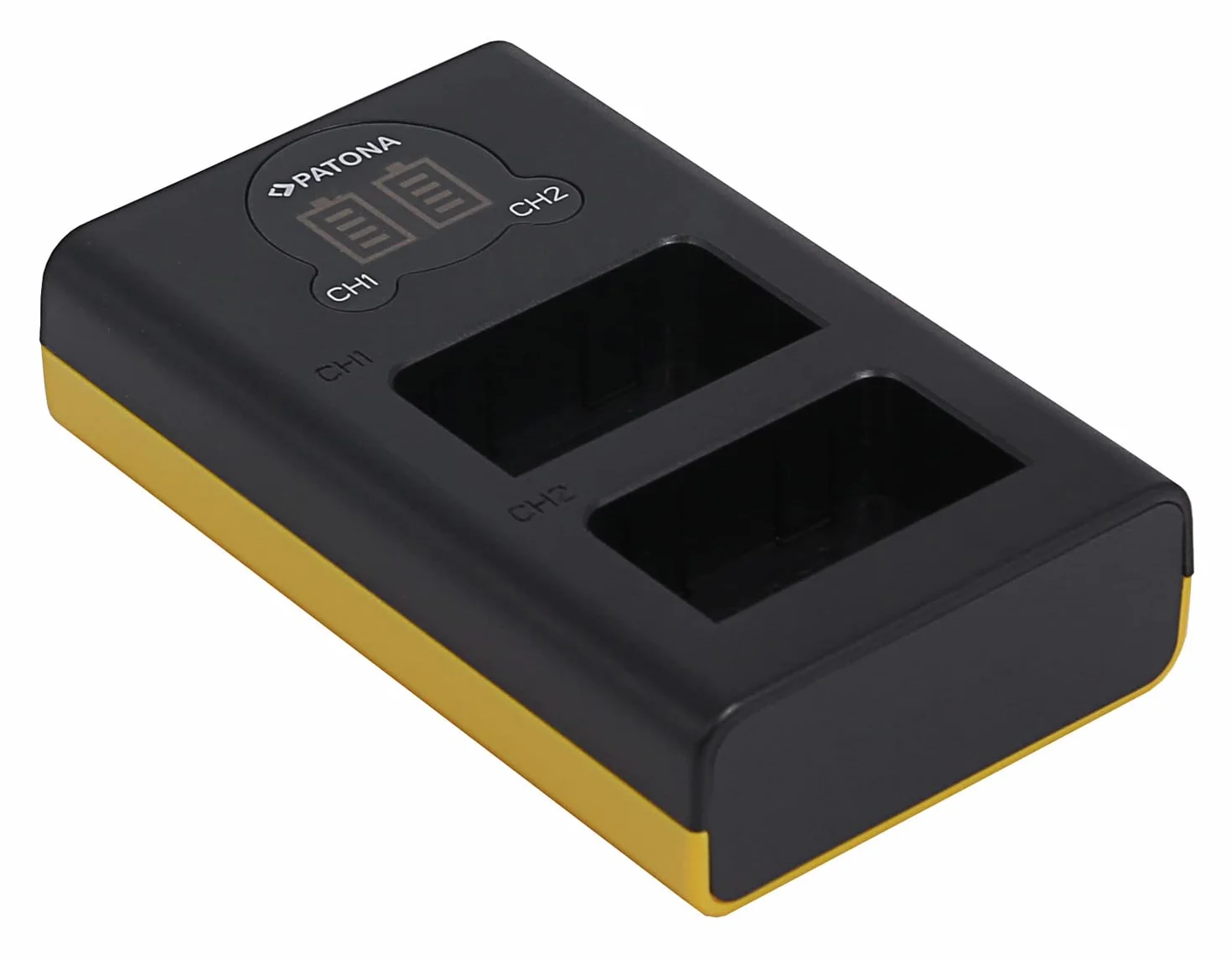 PATONA EN-EL25 EN-EL25 Ładowarka - 1911 USB Dual LCD Mini - Kompatybilna z Nikon Z50 Z fc - Zasilana przez USB-C lub Micro-USB