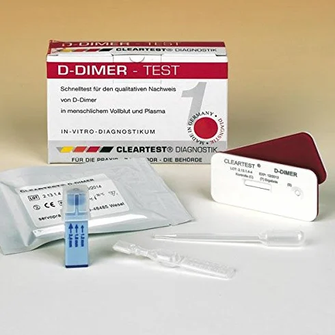 CLEARTEST 6690862 szybki test, D-Dimer (10 szt.)