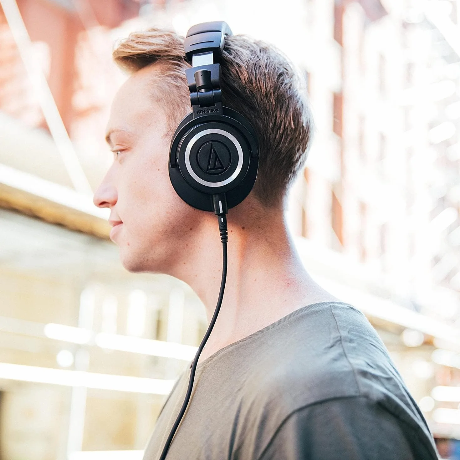 Audio-Technica M50x Profesjonalne Słuchawki Monitorowe Czarny