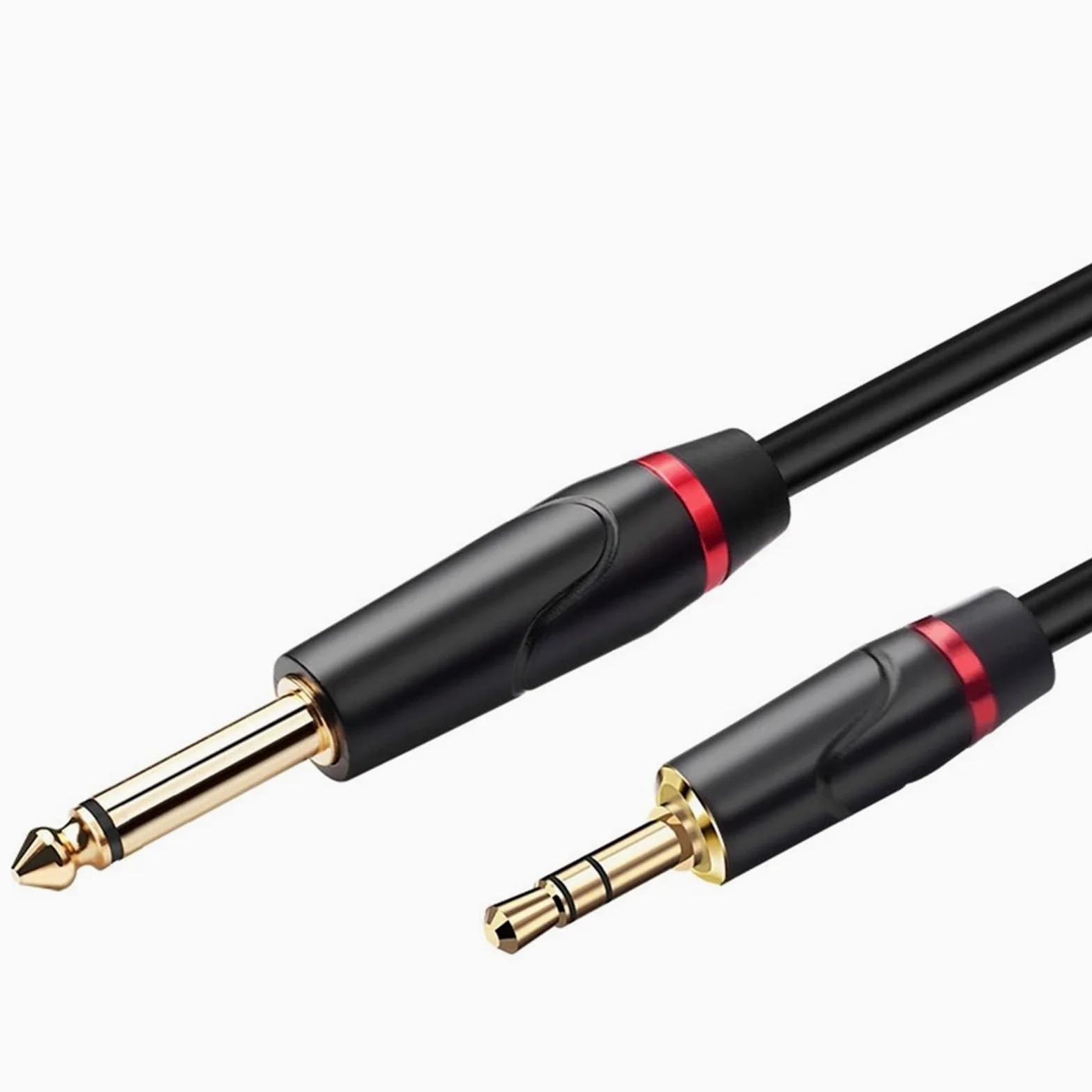 Kabel Do Podłączenia Głośnika Komputera I Telefonu Komórkowego Duży Dwużyłowy 6,35 Mm Wzmacniacz Mikser Gitara Kabel Przejściowy(40m)