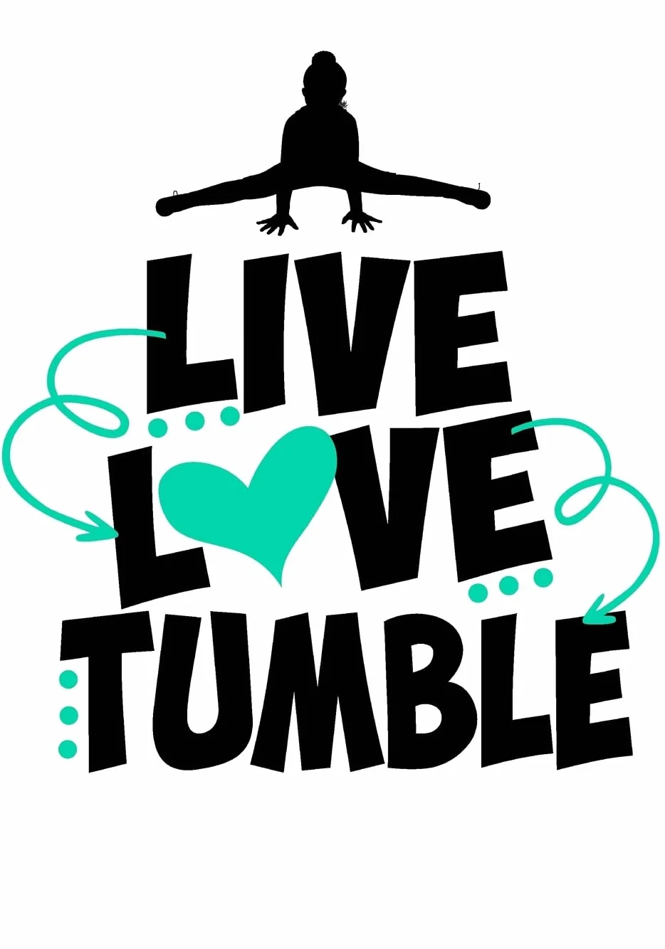 Live Love Tumble: Cute Gymnastics Activity Book & Gratitude Diary Perfect Gift for Any Gymnast!: 2