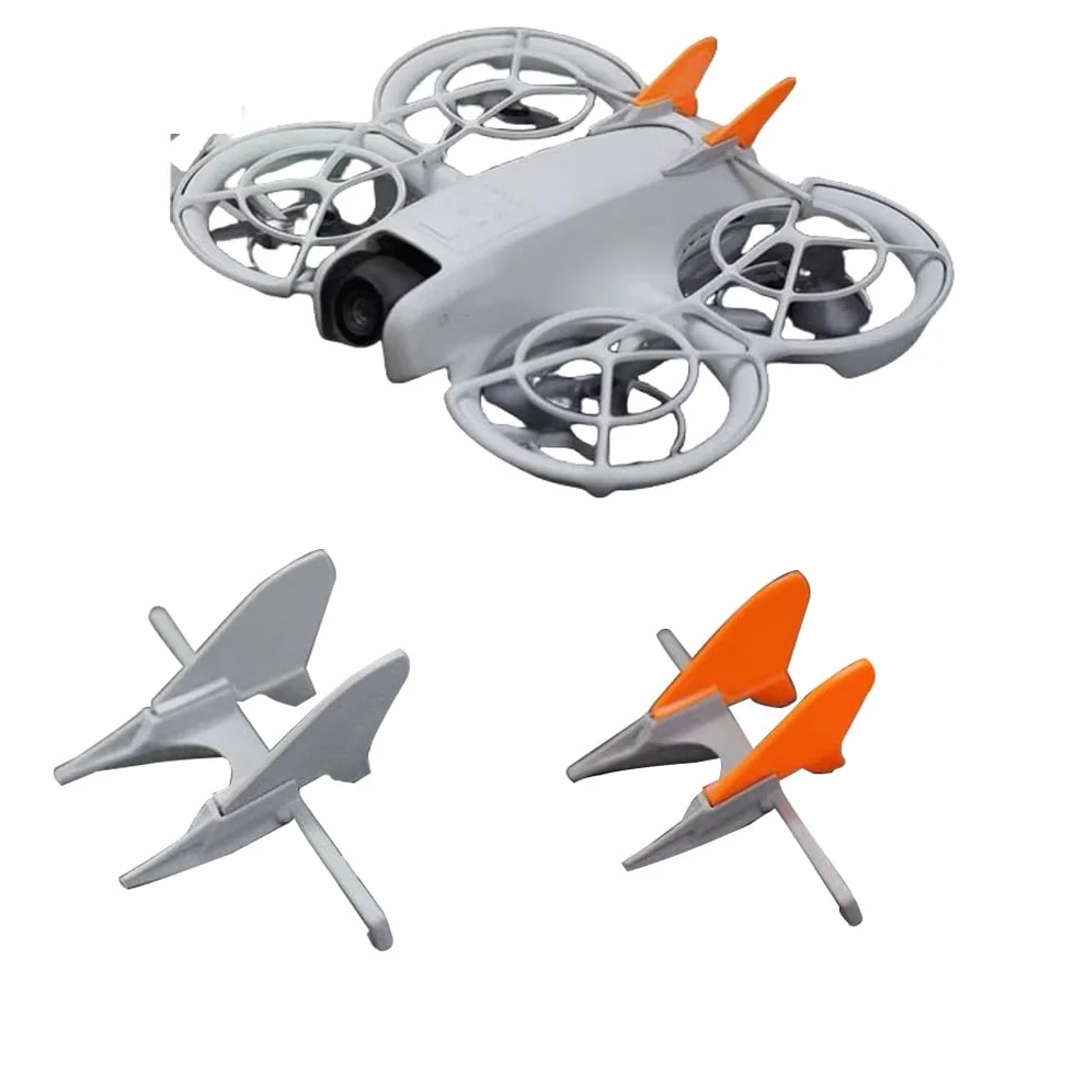 Ogon lotu do DJI NEO Drone Flight Tail Quick Release, skrzydło latającego ogona, aby poprawić stabilność lotu, dekoracyjny klips zapobiegający uwalnianiu, uchwyt akcesoria do drona, szary