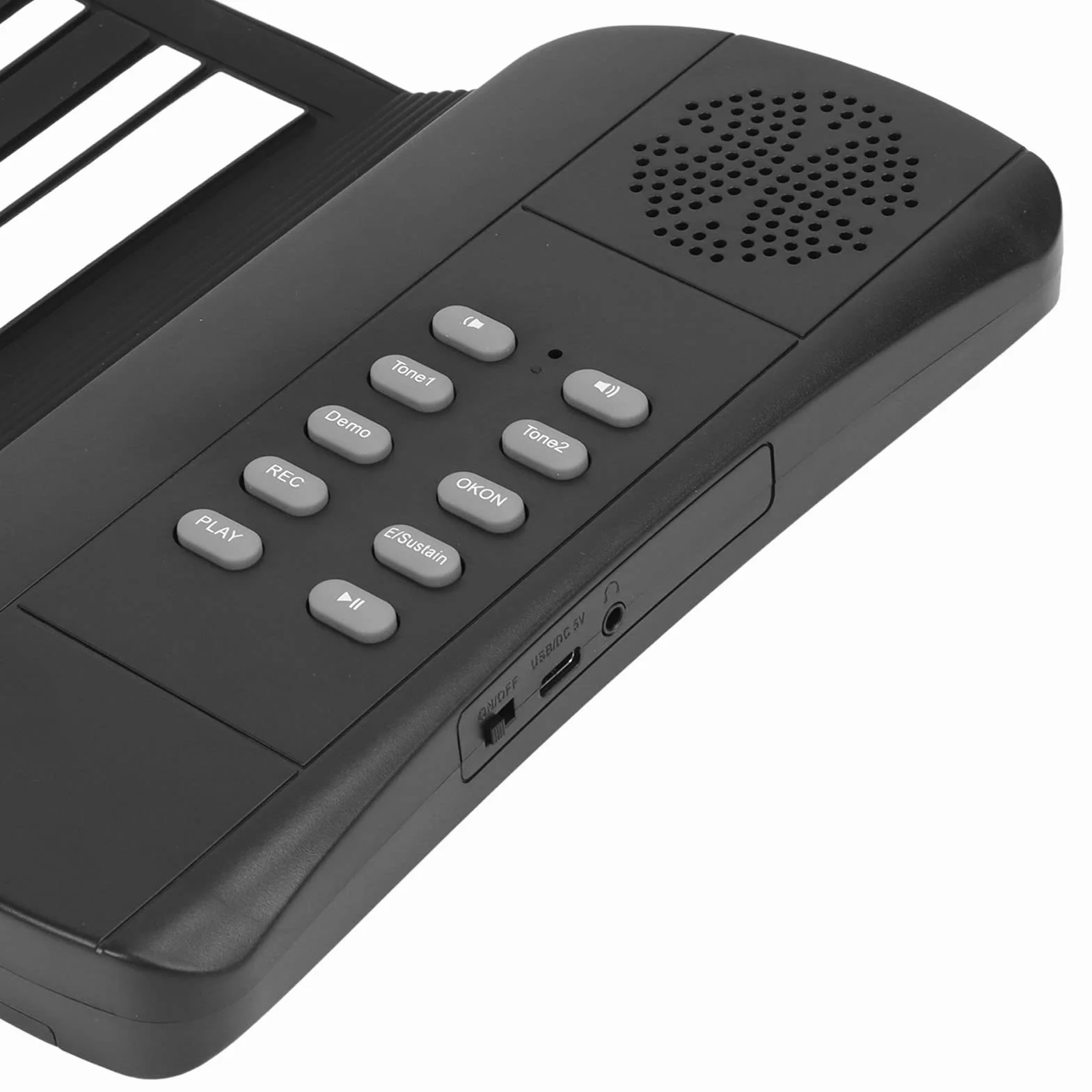 Roll Up Piano, 49 Klawiszy Przenośne Elektroniczne Pianino, Dźwięk Przestrzenny 4D USB Elektroniczne Ręczne Pianino Zwijane, dla Początkujących Dorosłych Prezenty(PM49)
