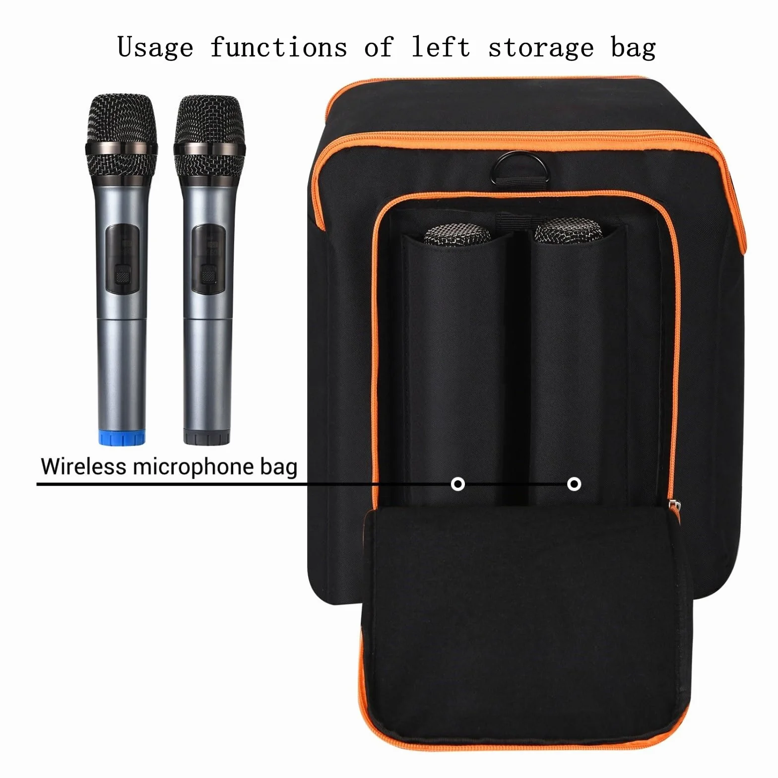 Partybox Encore Futerał Ochronny do Jbl Partybox Encore Głośnik Bluetooth i Mikrofon,Partybox Encore Essential Etui Torba Pokrowiec Akcesoria z Paskiem na Ramię(Nie do Partybox Encore 2)