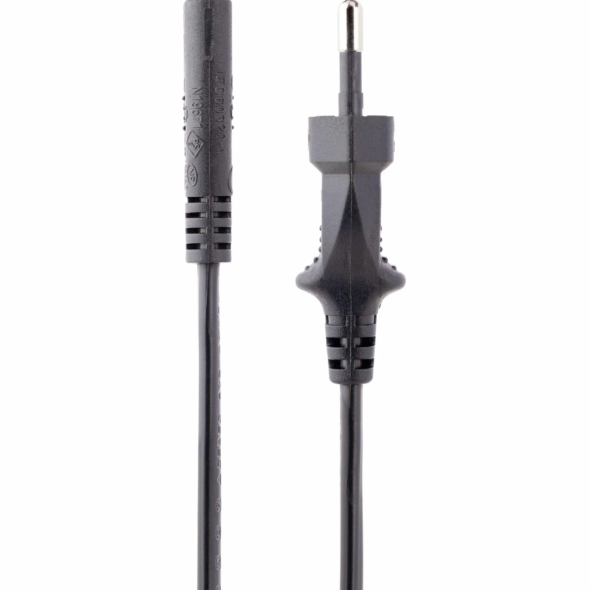 StarTech.com Kabel do ładowania laptopa, wtyczka EU na C7, 2,5 A, 250 V, 18 AWG, kabel zamienny do laptopa, kabel zasilający do laptopa, kabel zasilający do laptopa, kabel zasilający/kabel sieciowy