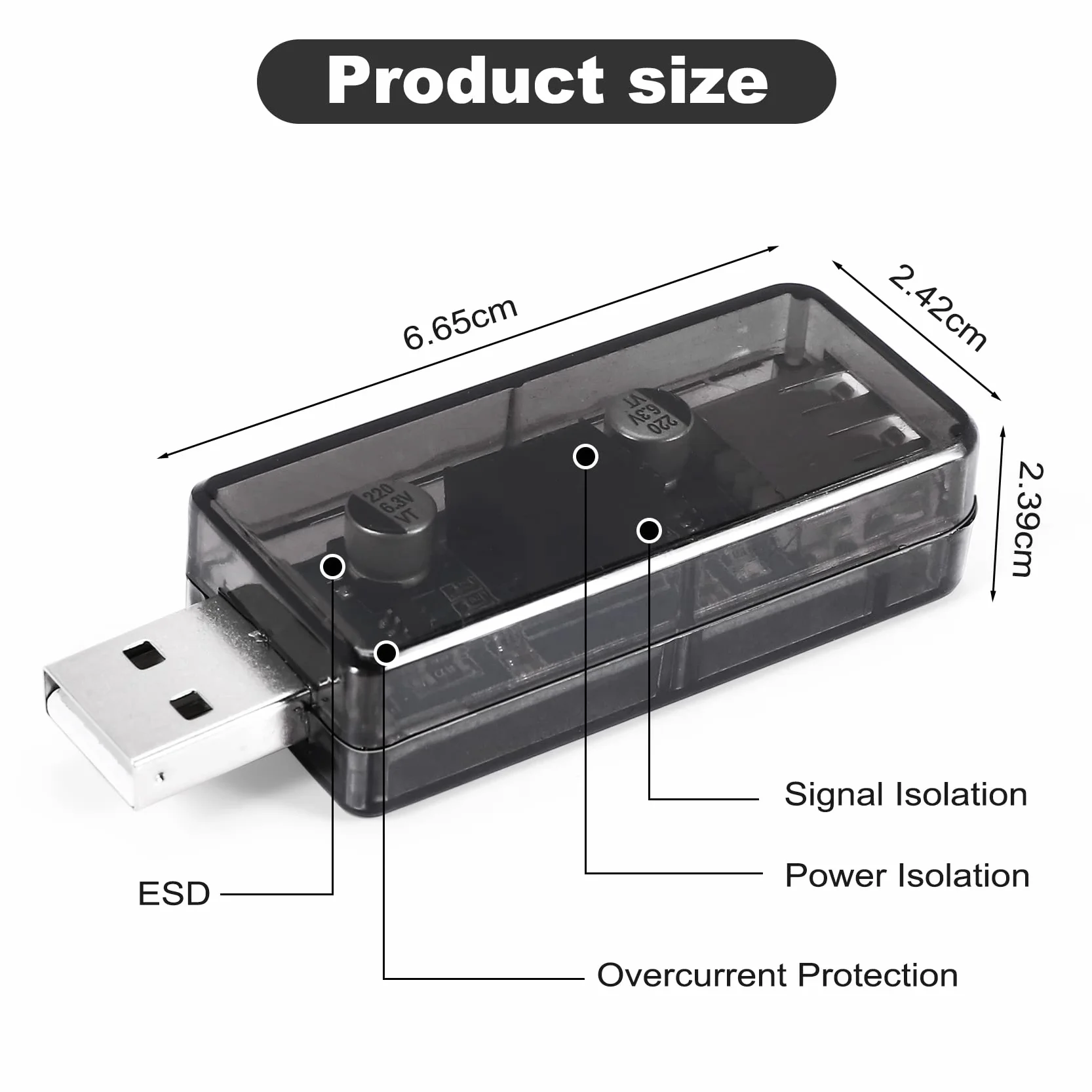 Adum3160 cyfrowy izolator sygnału audio z USB na USB