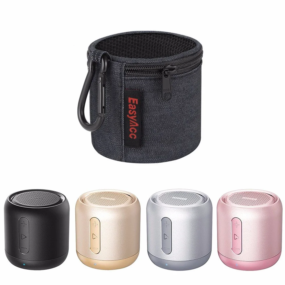 EasyAcc Obudowa głośnika do Anker SoundCore/Betron KBS08 BPS60 Mini głośnik Bluetooth torba do przenoszenia etui bezprzewodowe głośniki Bluetooth torba przenośna odzież