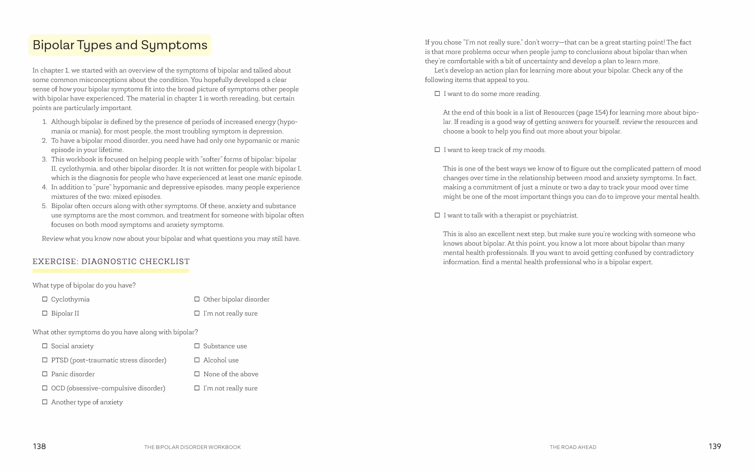 The Bipolar Disorder Workbook: Powerful Tools and Practical Resources for Bipolar II and Cyclothymia