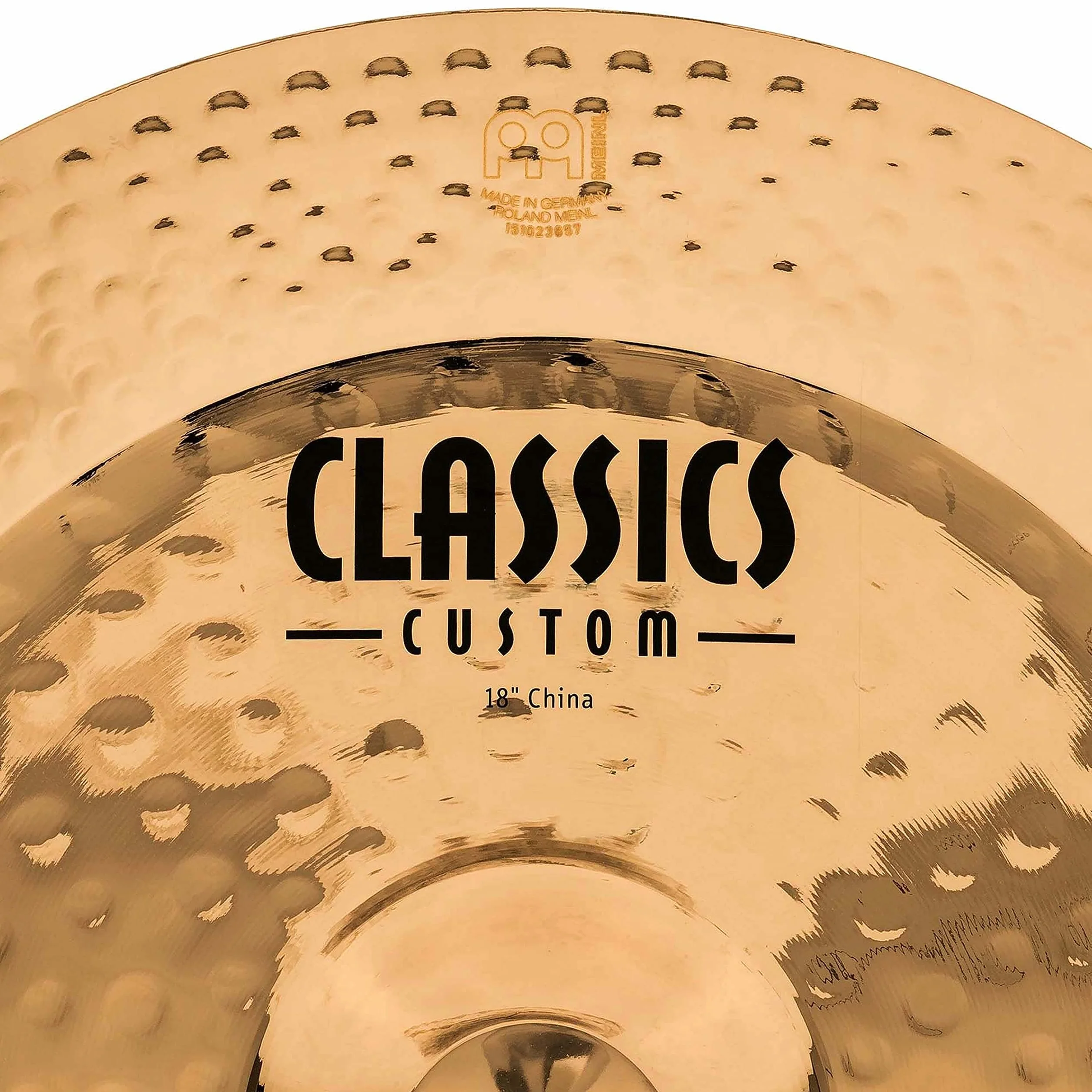 Meinl Cymbals CC18CH-B Classics Custom Serie 45,72 cm (18 cali) Chiny Brilliant Finish umywalka