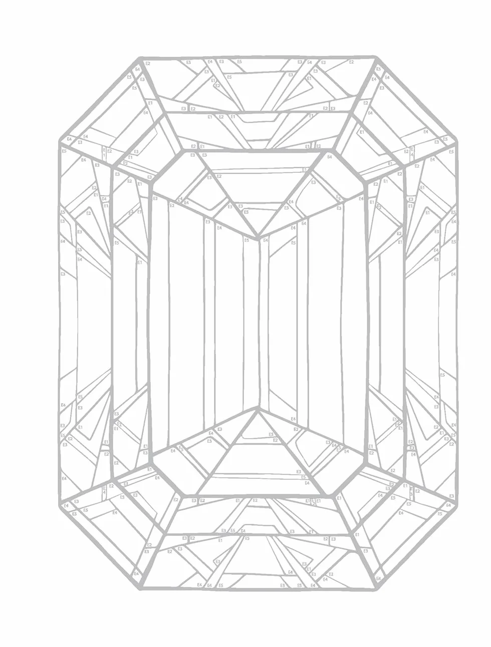 Creative Haven Gemstones Color by Number