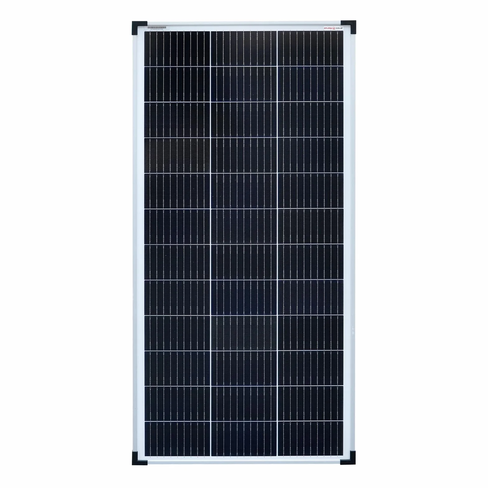 enjoy solar® Monokrystaliczny Panel słoneczny 100W 12V, PERC 9BB – idealny do kampera, instalacji balkonowej, altanki, łodzi