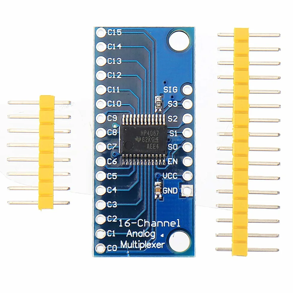DollaTek 5 szt. CD74HC4067 CMOS 16-kana?owy 16 CH cyfrowy analogowy multiplekser modu? Breakout do Arduino