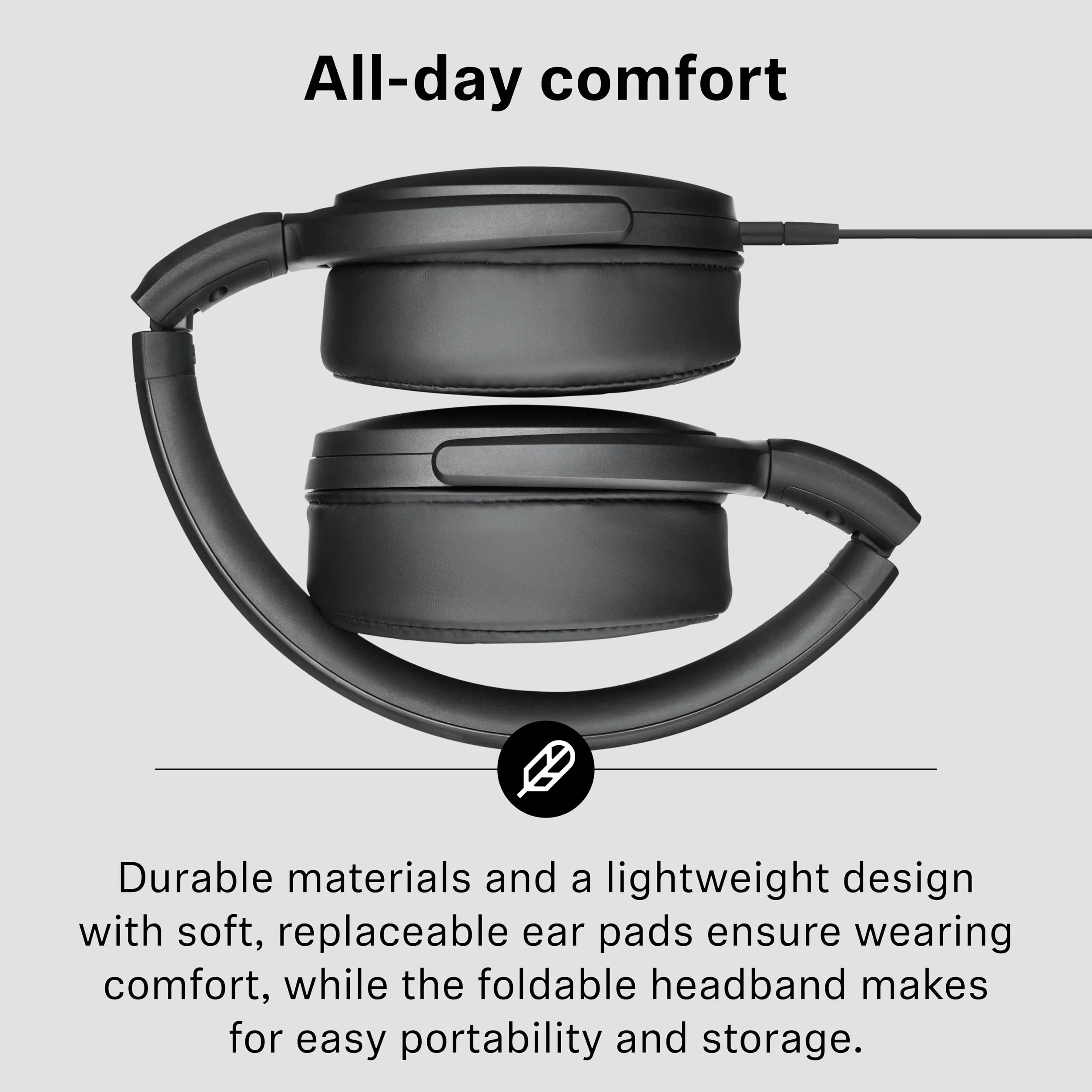 Sennheiser HD 400U słuchawki nauszne z pilotem Smart Remote – czarne