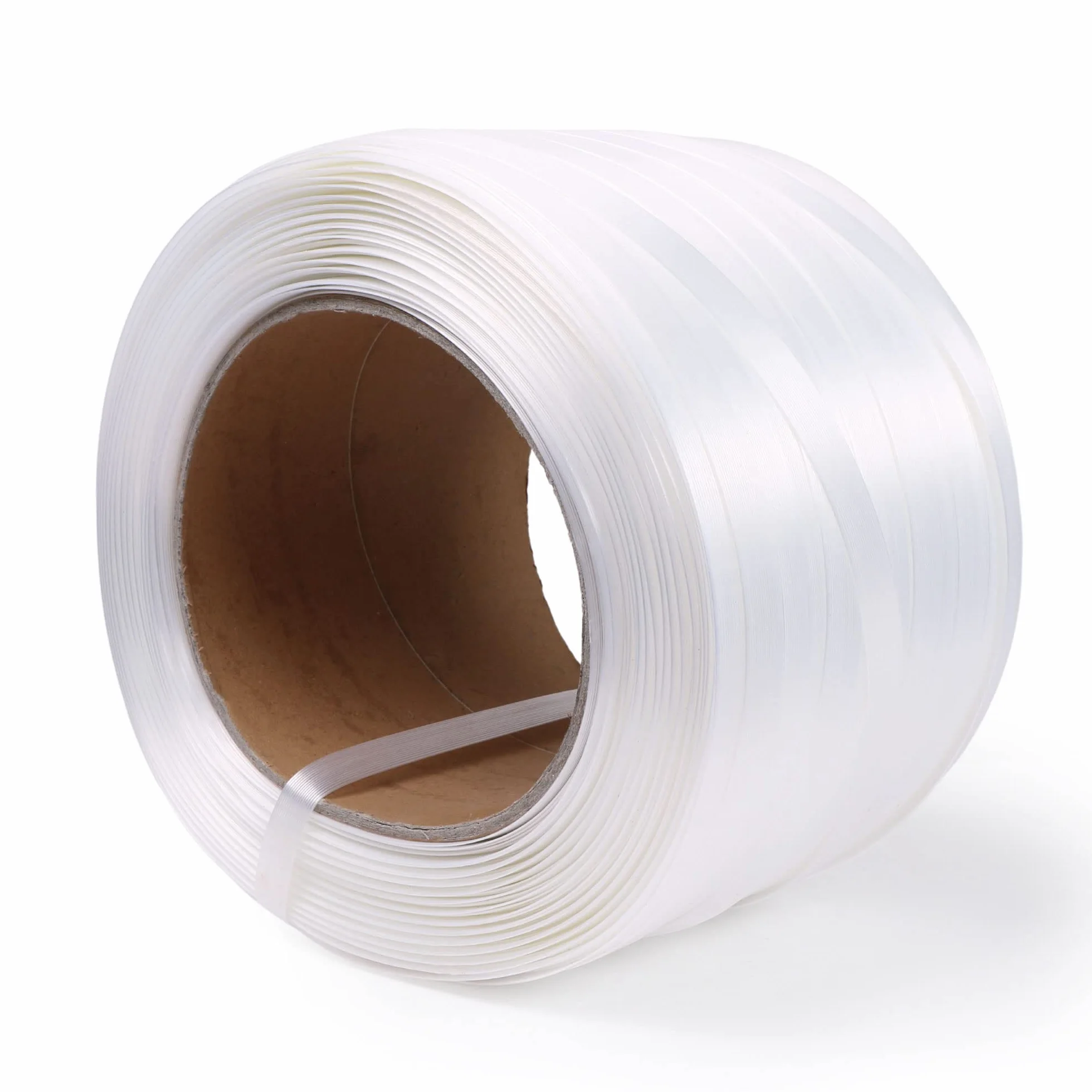 U.S. SOLID Tekstylny zestaw do spinania tkanego HD, 19 mm x 500 m, taśma spinająca z napinaczem i zaciskami zamykającymi, zestaw do spinania palet, 300 sztuk metalowych sprzączek