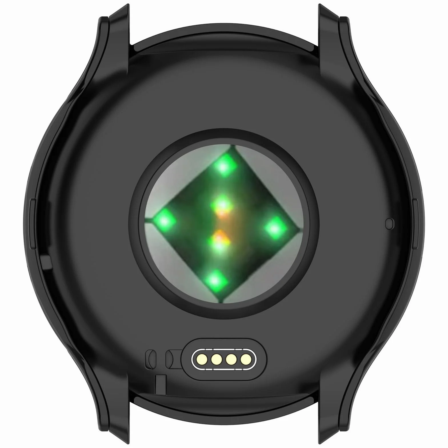 GIOPUEY 2-pak etui kompatybilne z Garmin Venu 3 45 mm, szklana folia ochronna + twarda plastikowa ramka, osłona Garmin Venu 3 45 mm - czarne + czarne