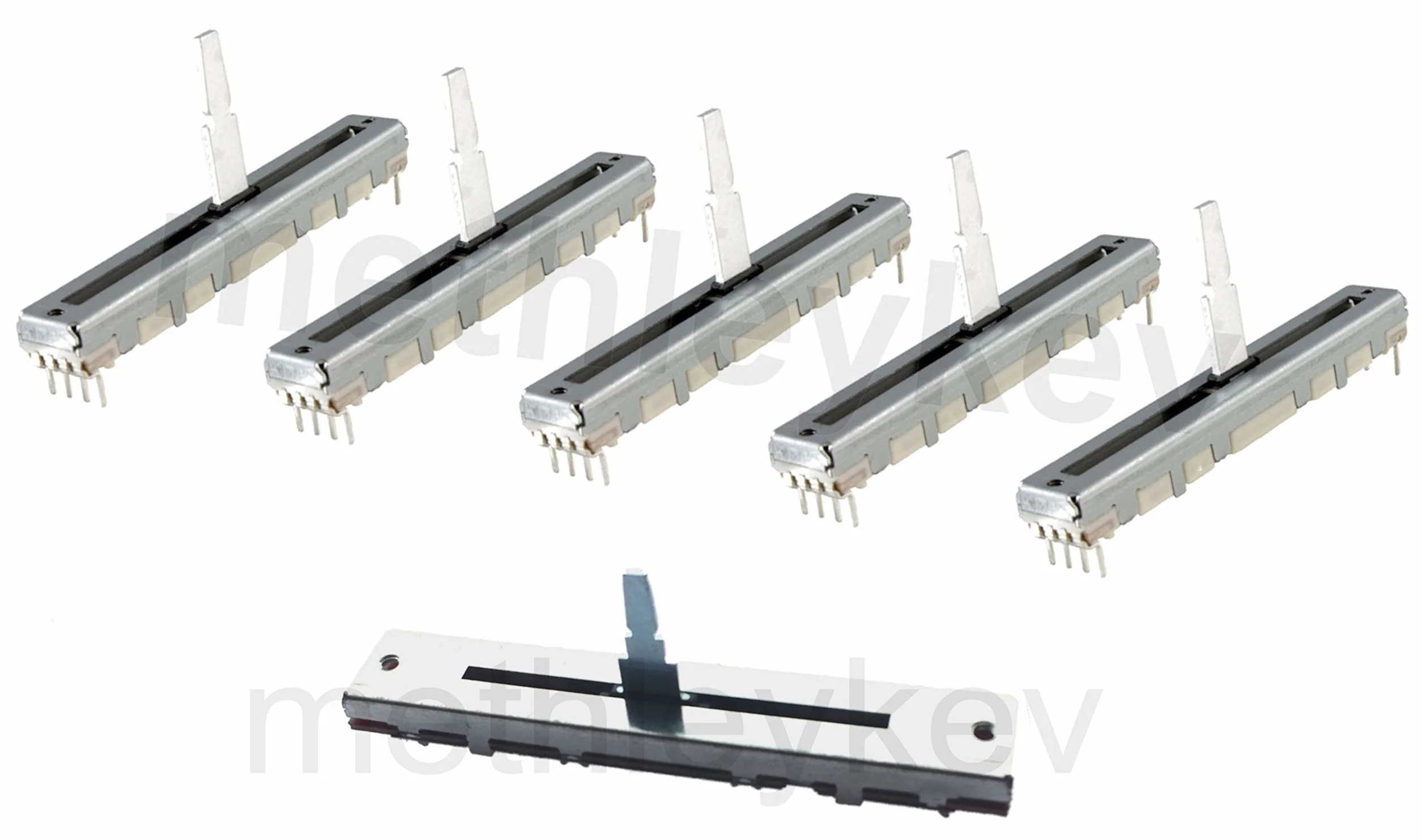 5 x FADER & 1 x CROSSFADER zestaw pasuje do pionierów DJM500 DJM600 DCV1010 DCV1006
