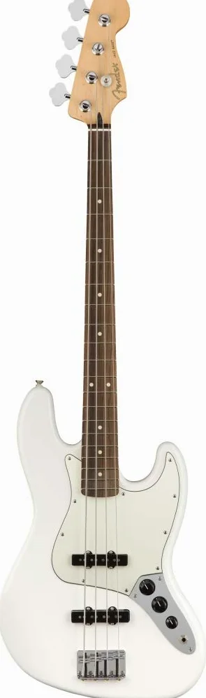 Fender Player Jazz Bass PF (Polar White) - Gitara basowa 4 strunowa