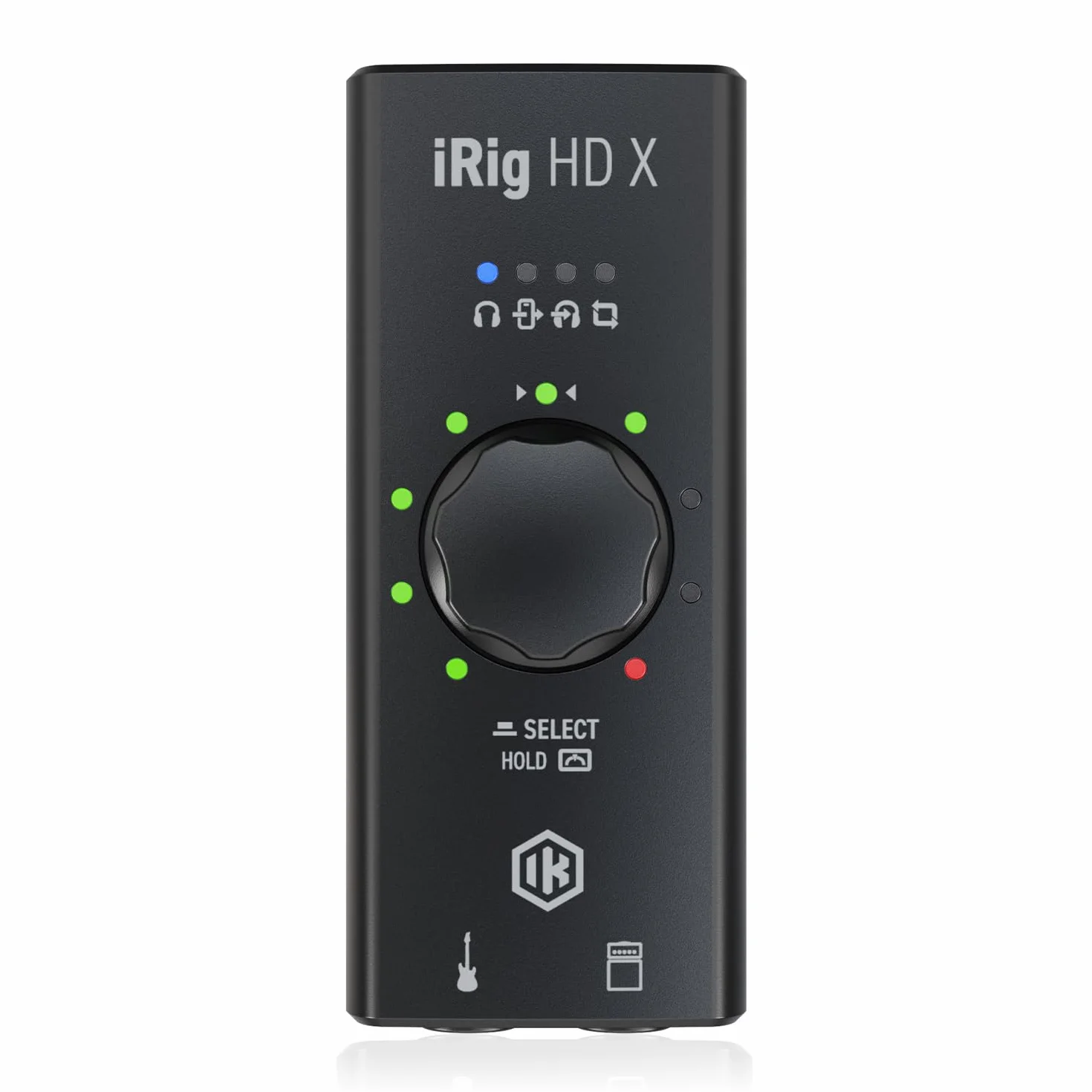 iRig HD X guitar audio interface for iPhone, iPad, Mac, iOS and PC with USB-C, Lightning and USB cables and 24-bit, 96 kHz music recording