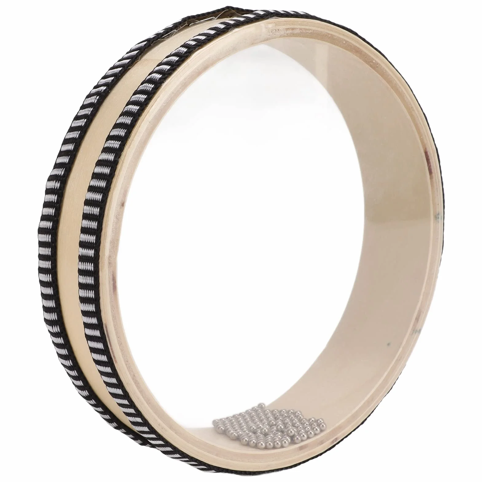 Bębny Wave Bead, Natural Color Ocean Drum Maple Dobrze ustrukturyzowane 6,1 cala dla dziecka