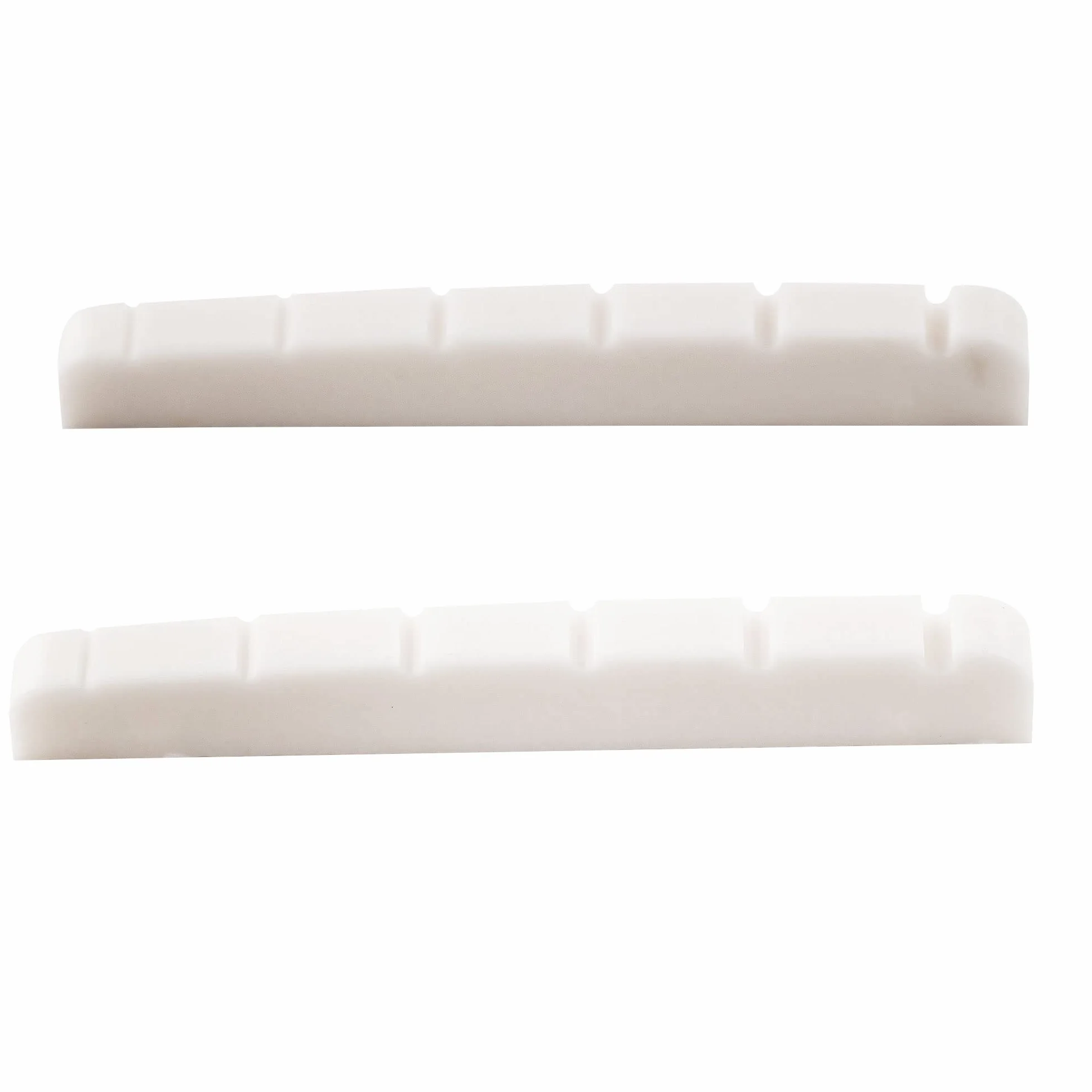 Musiclily Pro Plastik żywicy Mocznikowej 42mm Siodełko Gitarowe Strat Tele do Gitary Elektrycznej Stratocaster/Telecaster, Biały(2 szt.)