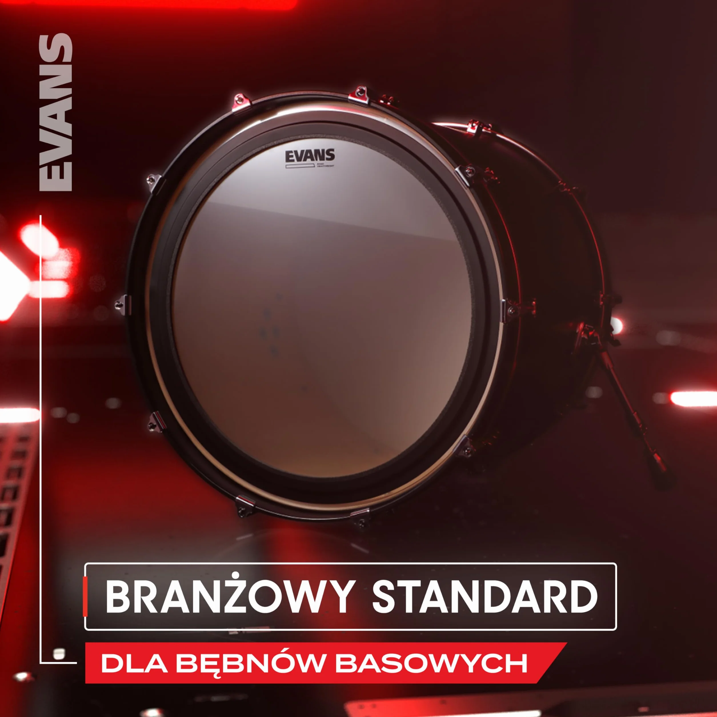 Evans BD20REMAD 20" Bass Drum Reso Head - Black - Głowica bębna basowego