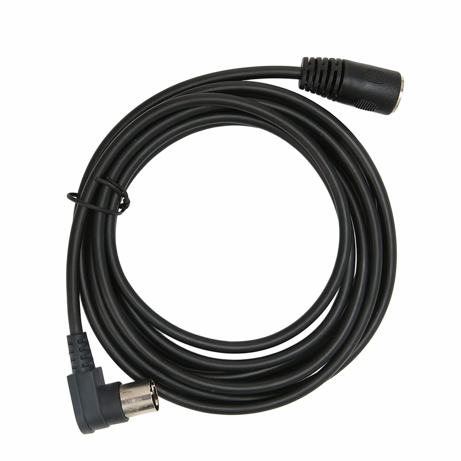 SUNGOOYUE Kabel Przedłużający MIDI DIN 90 Stopni, 5-pinowy Kabel Adapterowy MIDI DIN Męski na żeński z Wytrzymałym Interfejsem do Kontrolerów, Instrumentów, Syntezatorów, Sam