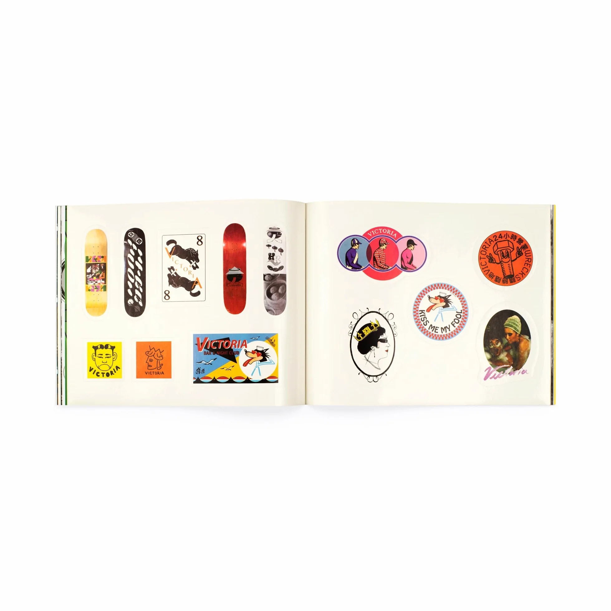 Skateboard Stickers: Stickerbomb