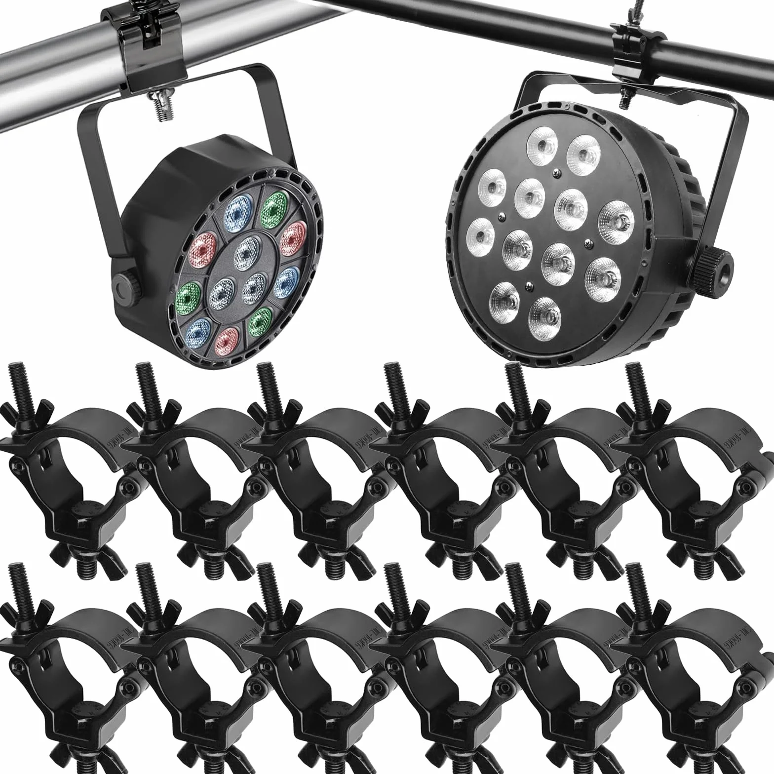 Zacisk kratownicy 48-51 mm YouXiaor 12 szt aluminium oświetlenie sceniczne