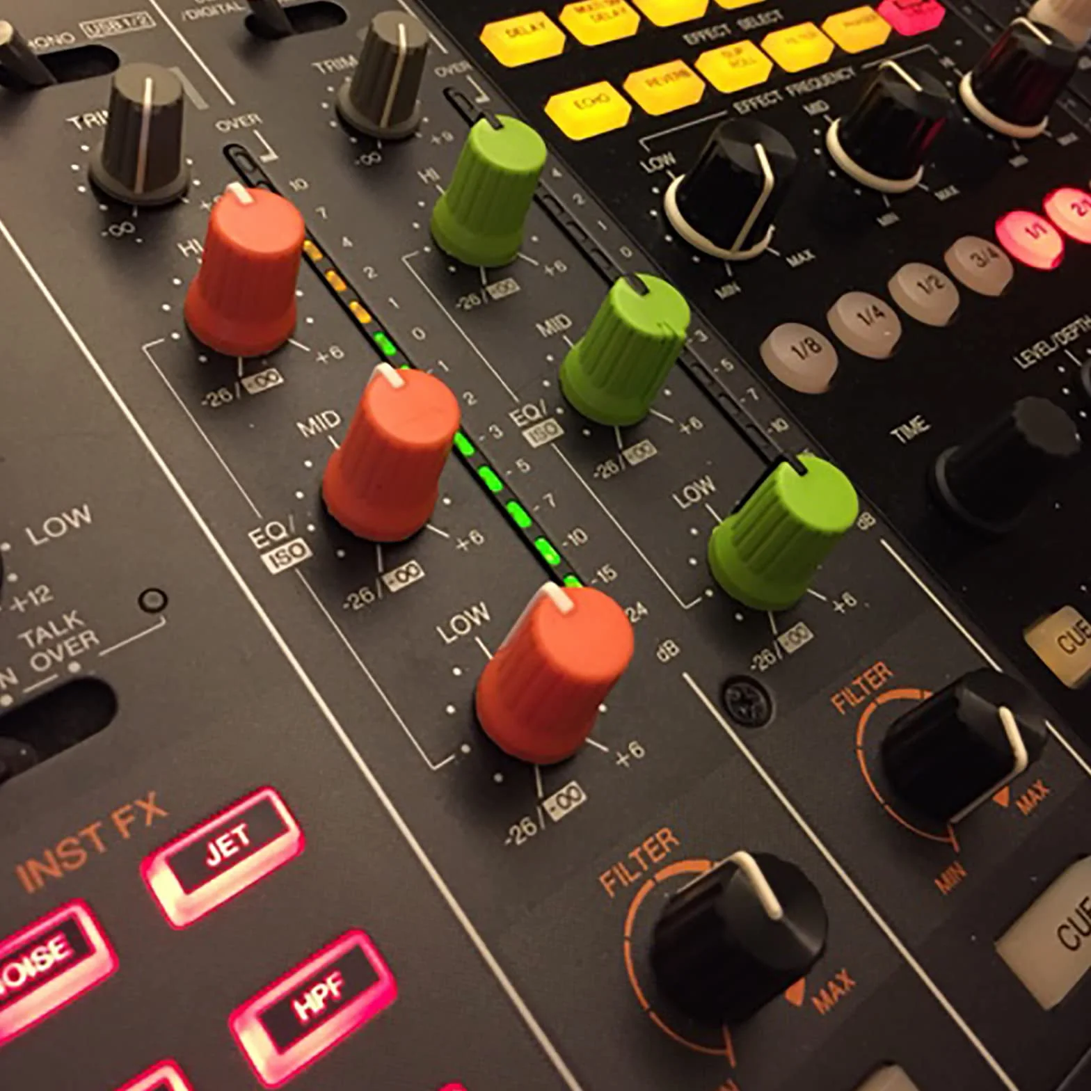 5 sztuk pokrętło obrotowe EQ zamiennik pokrętła potencjometru EQ popychacz do Pioneer DJ Mixer część naprawcza