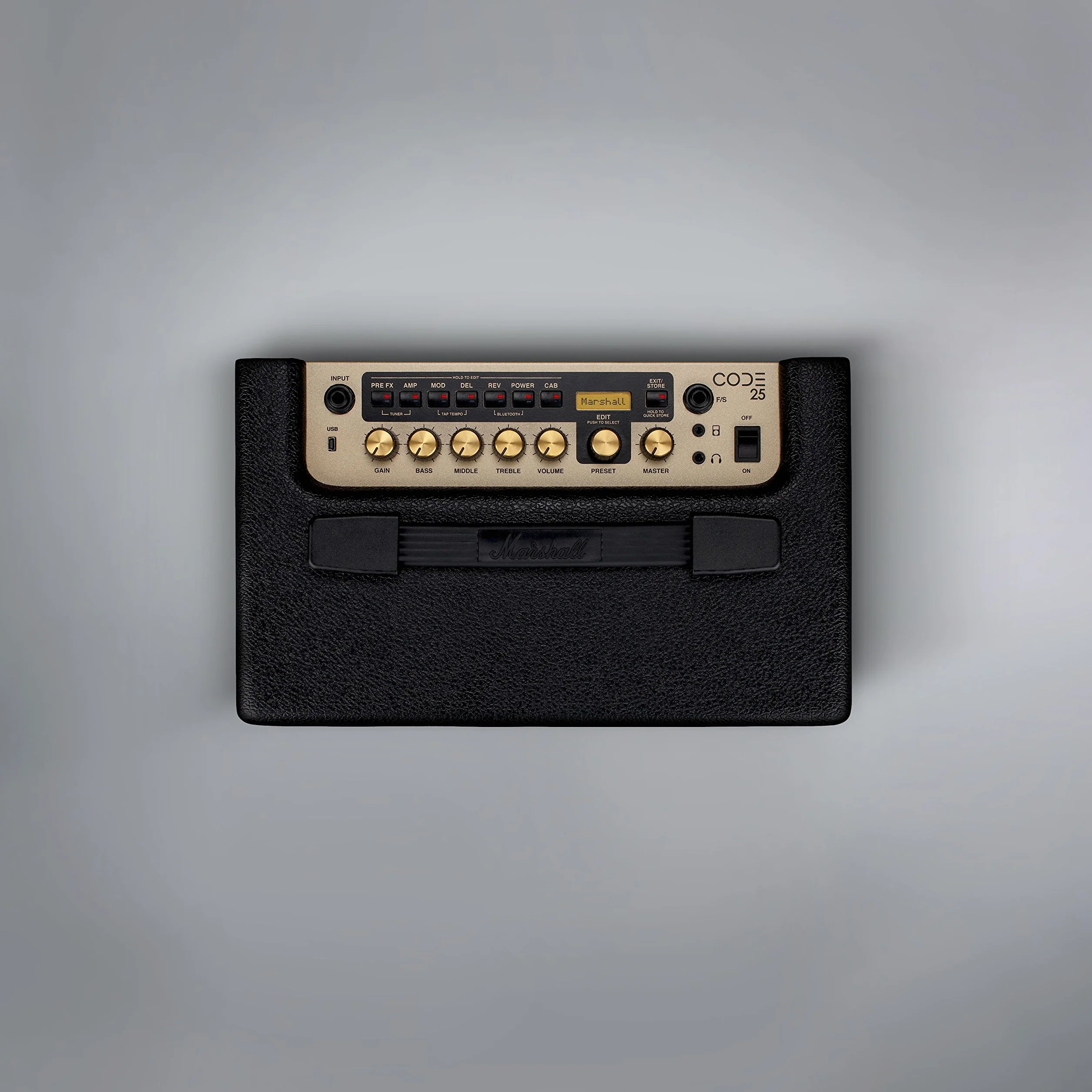 Marshall Code 25 Cyfrowy wzmacniacz gitarowy, wzmacniacz odpowiedni do gitary elektrycznej - czarny