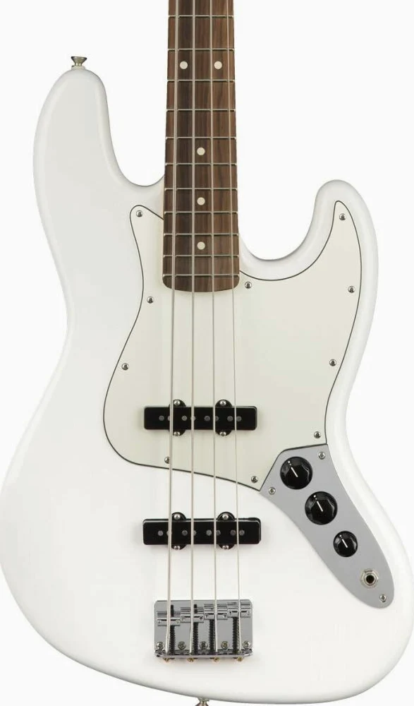 Fender Player Jazz Bass PF (Polar White) - Gitara basowa 4 strunowa