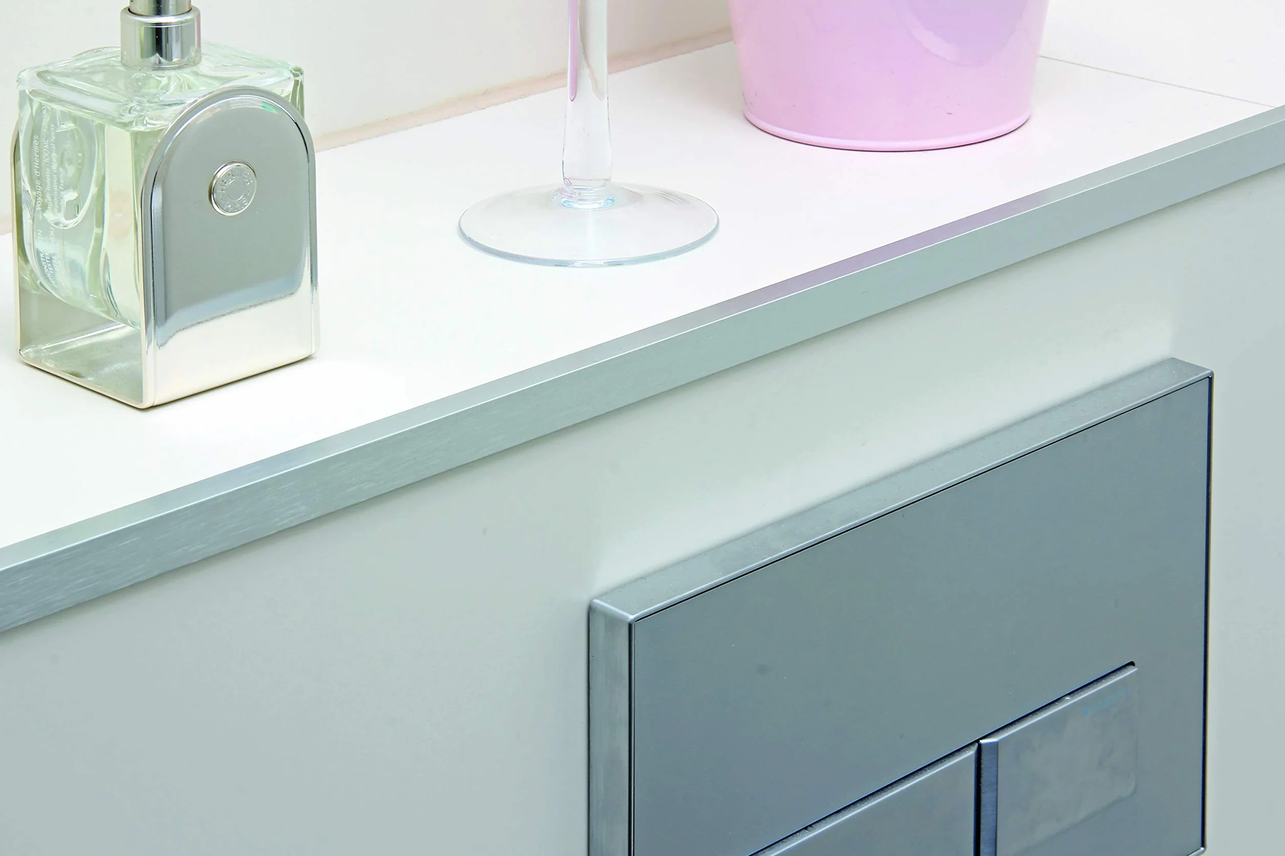 Gah-Alberts Profil U aluminiowy 1000 x 10 x 10 mm, 1 szt., Edelstahldesign Light 488949.0