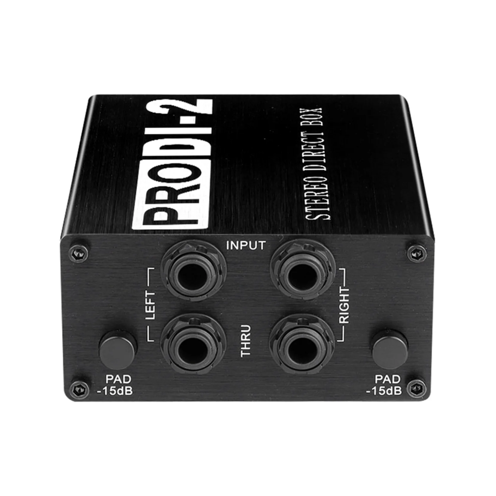 2X ProDI-2 bezpośrednie pole pasywne stereo Audio DI Box Direct Injection Box Niski Hałas gitara basowa DI 2-kanałowy konwerter audio