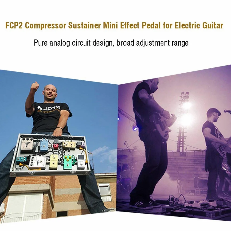 Bnineteenteam mini pedał efektowy, kompresor pedał, do gitary elektrycznej, efekt