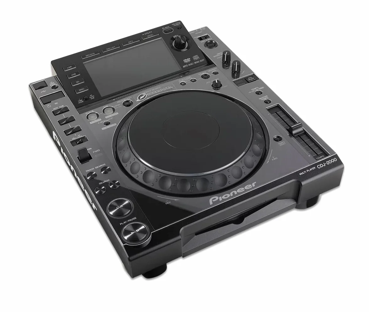 Decksaver Cover for Pioneer CDJ-2000 NEXUS, including Faceplate, compatible with DJ Equipment