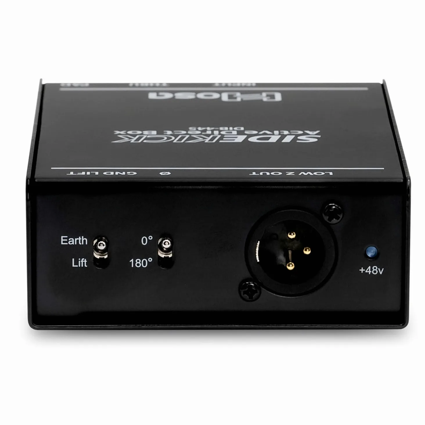 Hosa DIB-445 Sidekick aktywny DI-Box z keepdrum kabel XLR