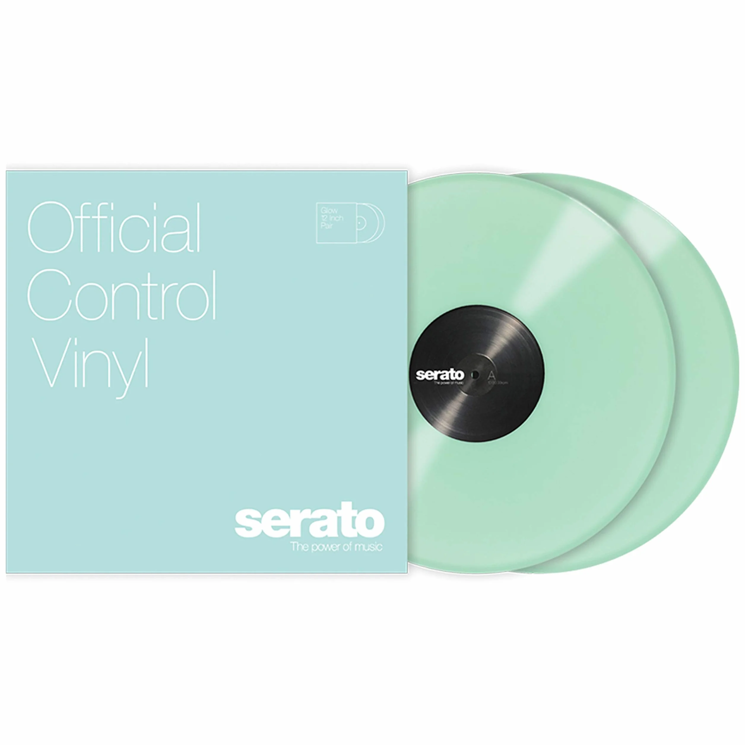 Serato 12" Standard Colours Control Vinyl x2 (Glow in the Dark) - Akcesorium dla DJ-ów