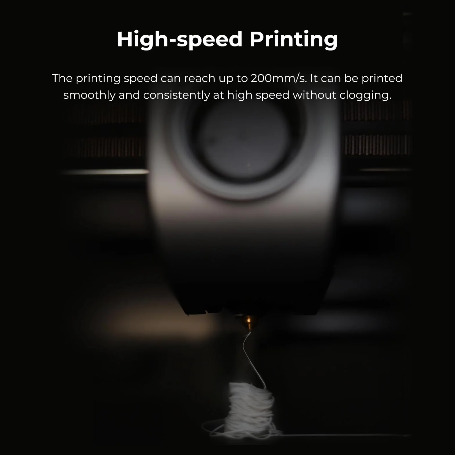 Creality Filament ASA 1,75 mm, czarny, do drukarek 3D, 1 kg, odpowiedni do drukowania funkcjonalnych części na zewnątrz, odporny na warunki atmosferyczne i ciepło