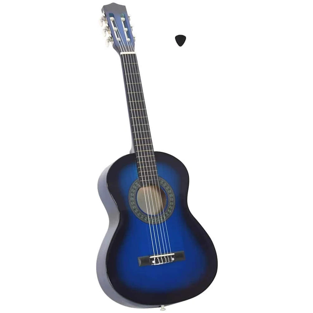 vidaXL Gitara klasyczna dla początkujących i dzieci, 1/2, 34", lipa