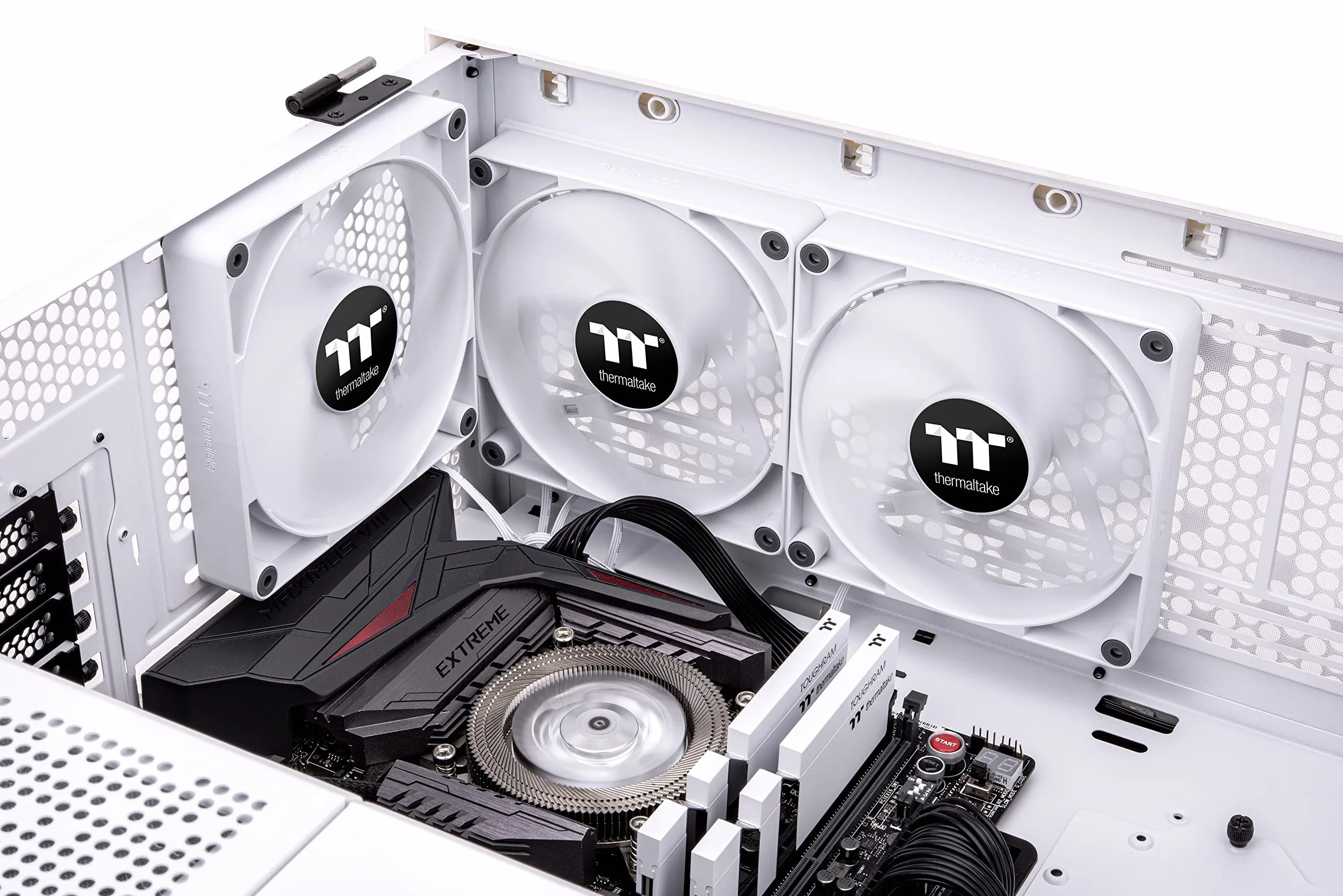 Thermaltake CT120 PC Cooling Fan White | 2 Pack