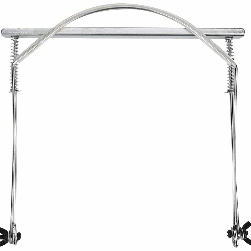 Statyw pod harmonijkę 24-otworowy metalowy uchwyt na harmonijkę z regulowaną szyjką Akcesoria muzyczne do instrumentów dętych (czarny, srebrny, złoty) (srebrny)
