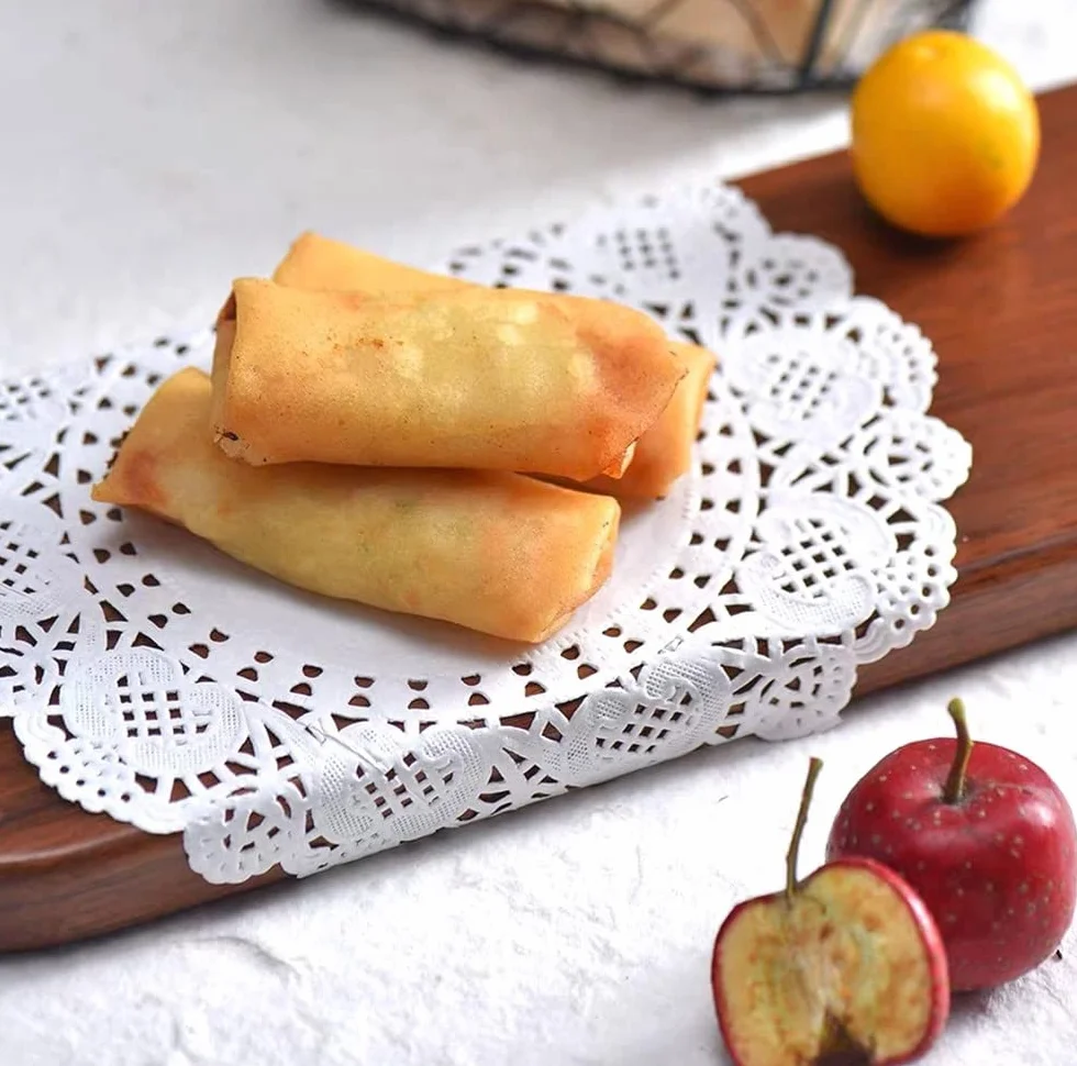 150 sztuk okrągłych podkładek papierowych, 150 cm, okrągłe, papierowe podkładki, maty do ciasta, na wesele, urodziny, ciasto, desery, naczynia, dekoracja żywności